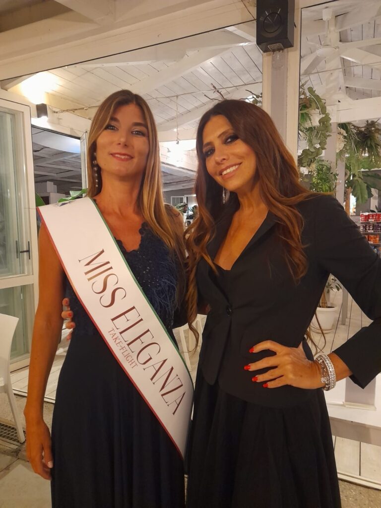 Caterina Ferri insieme alla presentatrice, attrice e show girl Emanuela Tittocchia